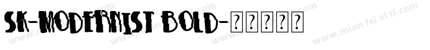 Sk-Modernist Bold字体转换